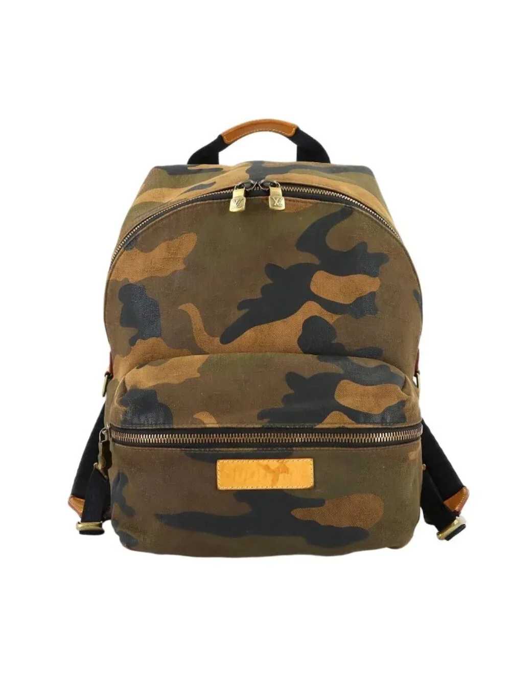 Louis Vuitton Backpack Canvas Green